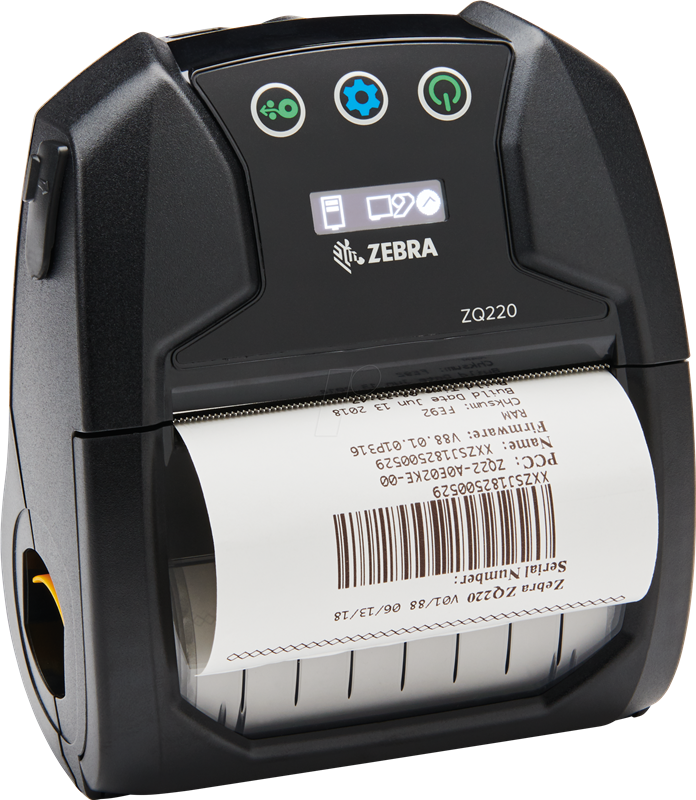 Zebra ZQ220 Imprimante Portable à Étiquette Thermique