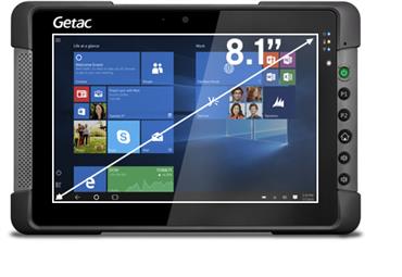 tablette durcie industrielle windows getac t800 - Rayonnance